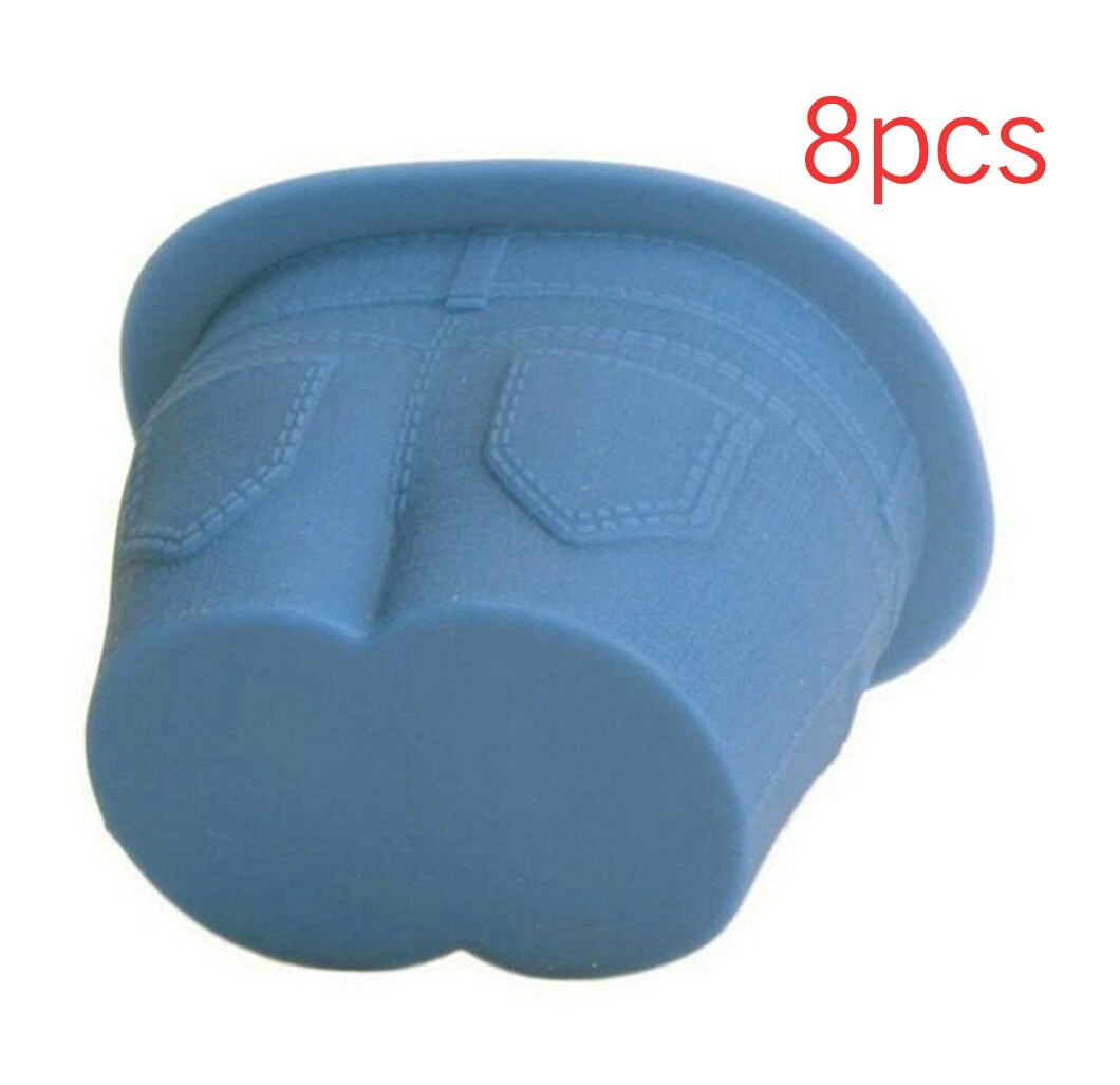 Creative Jeans Silicone Cake Mold Food Grade Muffin Tops Molds Cupcake Pudding Chocolate Ice DIY Baking Cups Moulds Tools HK114