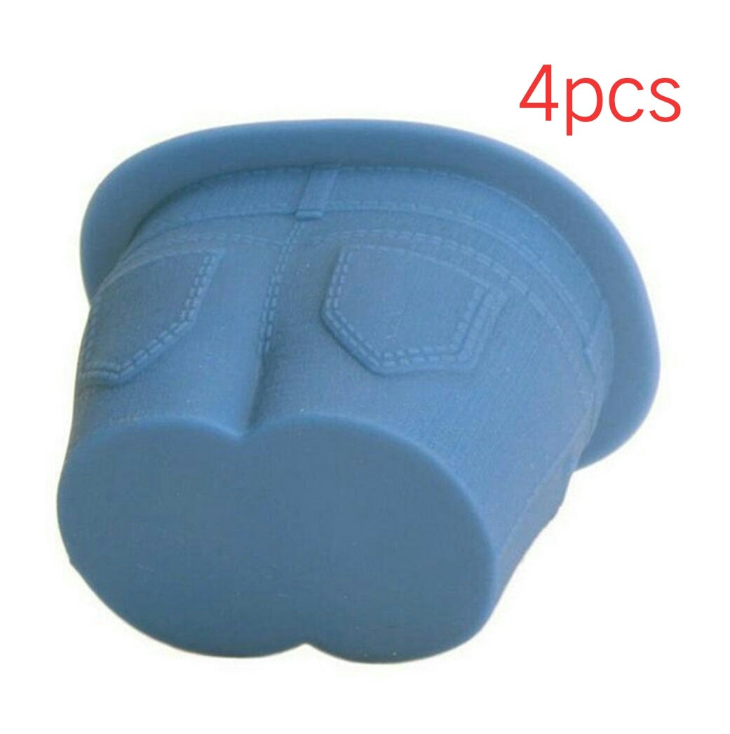 Creative Jeans Silicone Cake Mold Food Grade Muffin Tops Molds Cupcake Pudding Chocolate Ice DIY Baking Cups Molds Tools HK114 