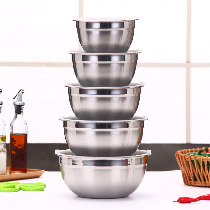 Deepen Stainless Steel Basin Salad Mixing Bowl